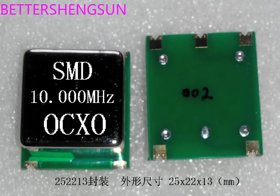 10 МГц кварцевый генератор постоянной температуры SMD 25x22x13 (мм), высокая стабильность, низкий уровень шума
10 МГц кварцевый генератор постоянной температуры SMD 25x22x13 (мм), высокая стабильность, низкий уровень шума