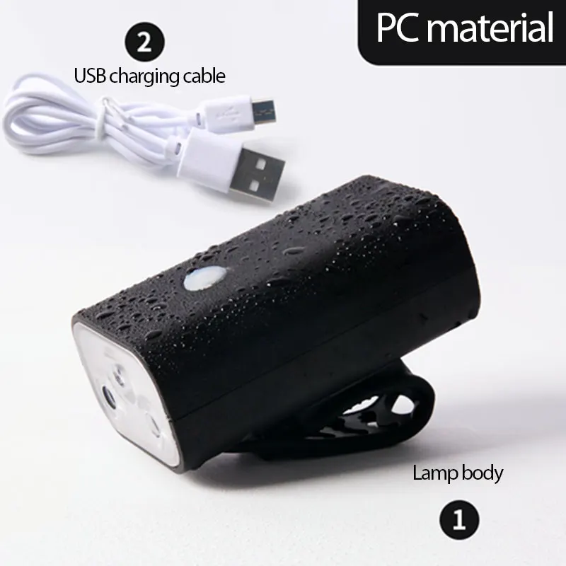 Bicycle Light 3 T6 LED Front Headlight USB Rechargeable 500 Lumens Bike Lamp IPX5 Waterproof LED Headlight MTB Bike Accessories
Bicycle Light 3 T6 LED Front Headlight USB Rechargeable 500 Lumens Bike Lamp IPX5 Waterproof LED Headlight MTB Bike Accessories