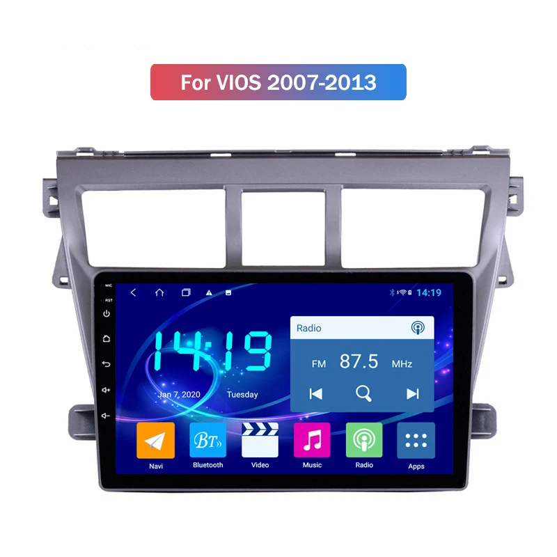 Автомобильный радиоприемник 4G + 64G GPS-навигация IPS 9 дюймов для 2007 2008 2009 2010 2011 2012 Toyota VIOS Android 10 мультимедийный плеер
Автомобильный радиоприемник 4G + 64G GPS-навигация IPS 9 дюймов для 2007 2008 2009 2010 2011 2012 Toyota VIOS Android 10 мультимедийный плеер