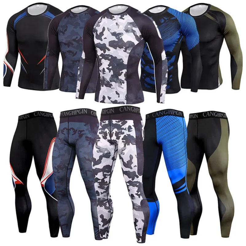 Men's Compression Sportswear Suits Jogging Gym Workout Fitness Training Leggings Shirts Long Sleeve Male Running Sportswear
Men's Compression Sportswear Suits Jogging Gym Workout Fitness Training Leggings Shirts Long Sleeve Male Running Sportswear