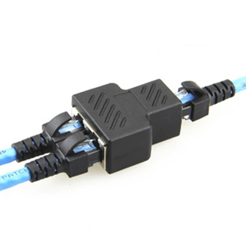 1Pc RJ45 Splitter Adapter 1 to 2 Dual Female Port CAT5/CAT Sockt Network Adapter 6 Splitter LAN Ethernet Tool Connections E8W6
1Pc RJ45 Splitter Adapter 1 to 2 Dual Female Port CAT5/CAT Sockt Network Adapter 6 Splitter LAN Ethernet Tool Connections E8W6