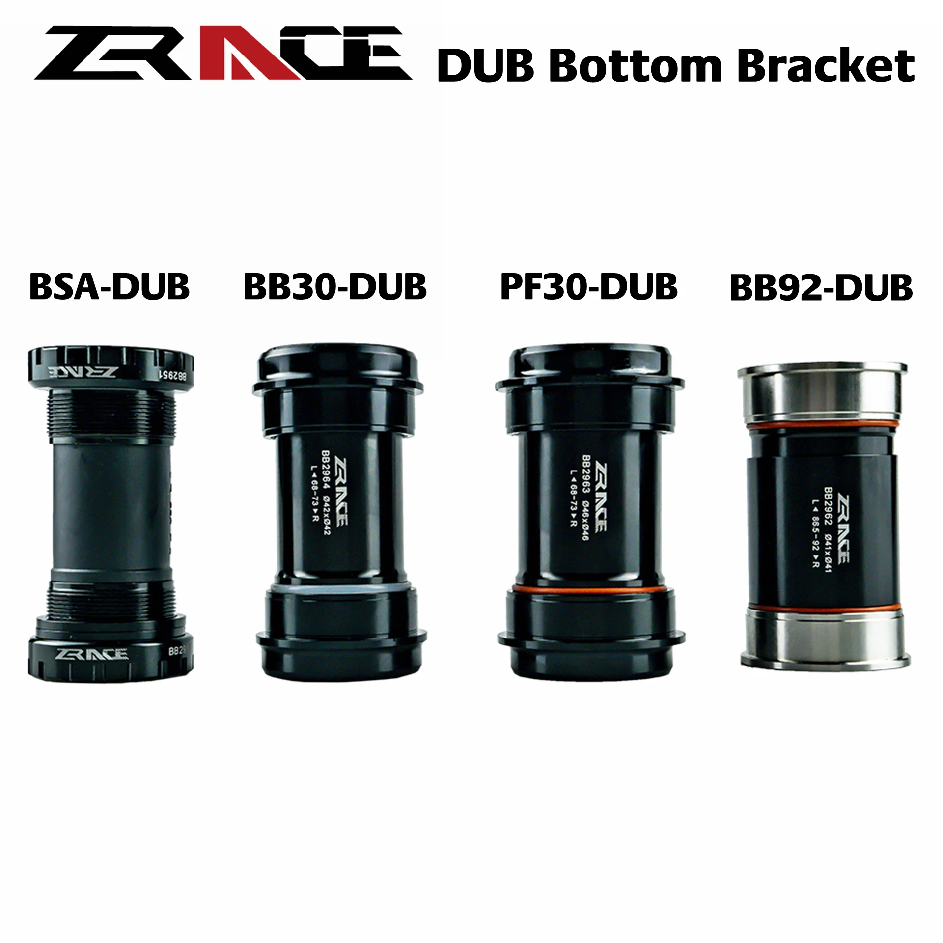 Zracing BB DUB Нижний Кронштейн для SRAM MTB / Road Crank BSA BB92 PF30 BB30 совместим с традиционными