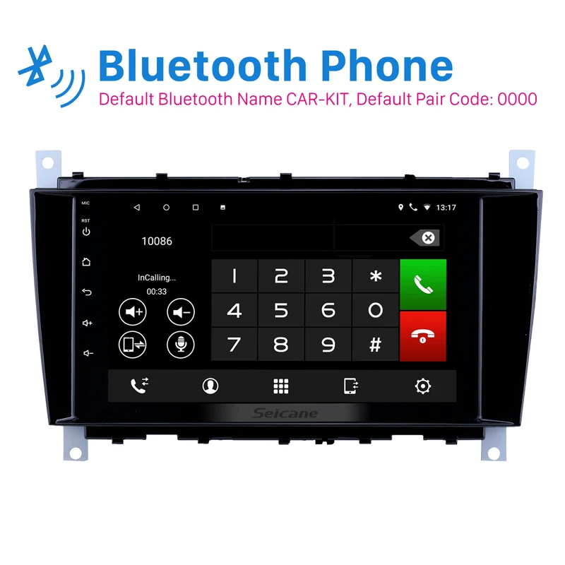 Seicane Android 10 0 автомобильное радио GPS 2 ГБ для Mercedes Benz C Class C55 / CLC W203 /CLK W209 /CLS W219 2004-2011 |