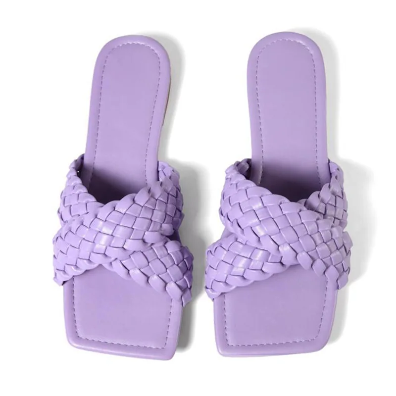 Summer New Style 2021 Square Head Hand-woven Fish Mouth Slippers Fashion Outdoor Woven The Word Drag Ladies Sandals and Slippers
Summer New Style 2021 Square Head Hand-woven Fish Mouth Slippers Fashion Outdoor Woven The Word Drag Ladies Sandals and Slippers