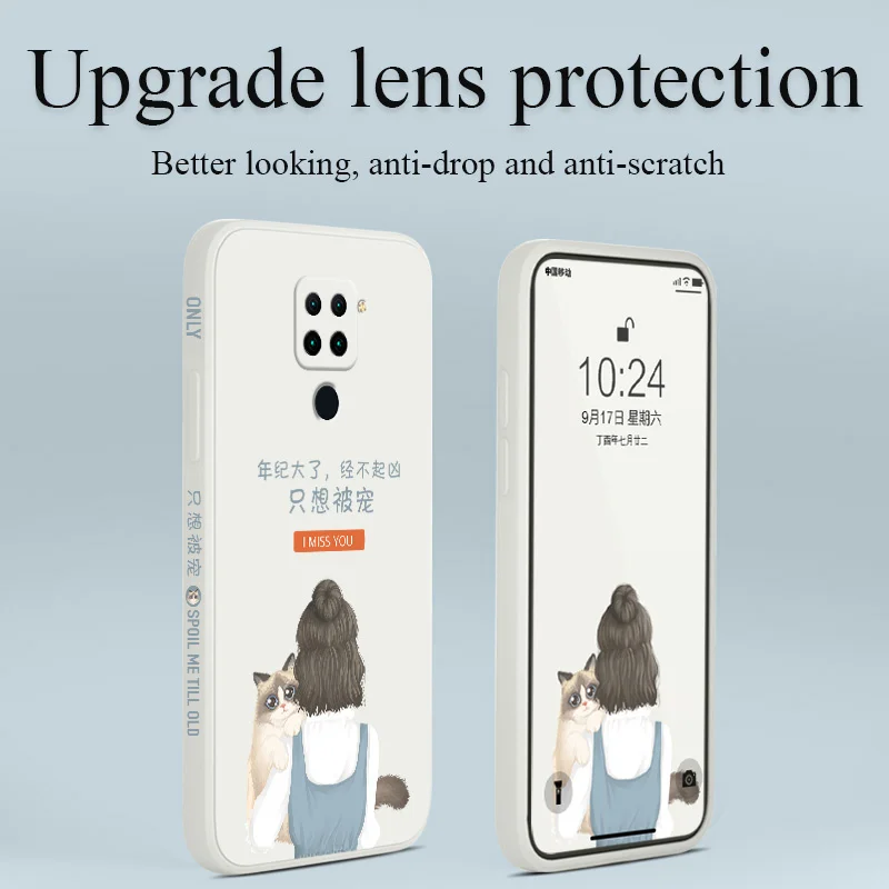 Gentle Puppet Cat Girl Phone Case For Xiaomi Redmi 9 9A Note 10 10S 10Pro Note 9 9T 8 7 Redmi K40 K40pro K30 K20 Silicone Cover
Gentle Puppet Cat Girl Phone Case For Xiaomi Redmi 9 9A Note 10 10S 10Pro Note 9 9T 8 7 Redmi K40 K40pro K30 K20 Silicone Cover