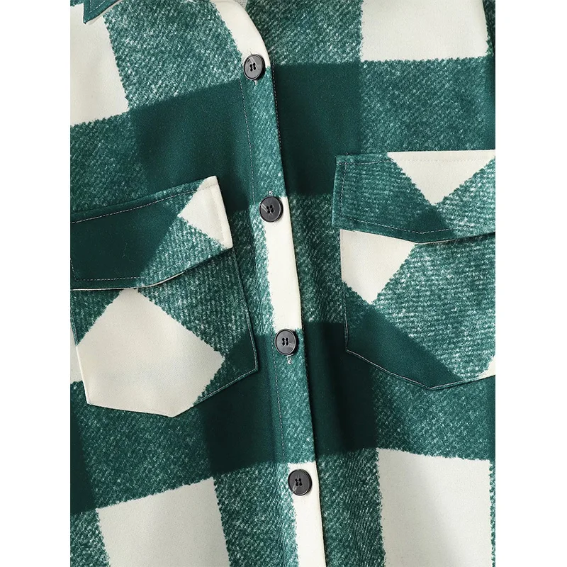2020 New Autumn Winter Women Tweed Coat Plaid Buttons Long Sleeves Turn-Down Collar Female Fashion Casual Clothes
2020 New Autumn Winter Women Tweed Coat Plaid Buttons Long Sleeves Turn-Down Collar Female Fashion Casual Clothes