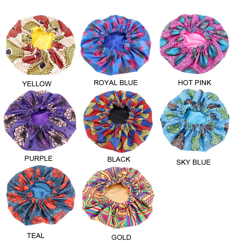 African Pattern Print Bonnet Hijabs Hat Women Night Sleep Cap Double Layer Satin Turban Extra Large Head Wear Lady Head Wrap Hat
African Pattern Print Bonnet Hijabs Hat Women Night Sleep Cap Double Layer Satin Turban Extra Large Head Wear Lady Head Wrap Hat
