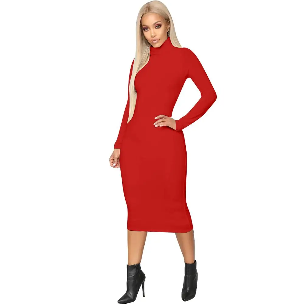 long sleeve high neck high waist bodycon sexy Long dress 2019 autumn winter women fashion party elegant clothes
long sleeve high neck high waist bodycon sexy Long dress 2019 autumn winter women fashion party elegant clothes