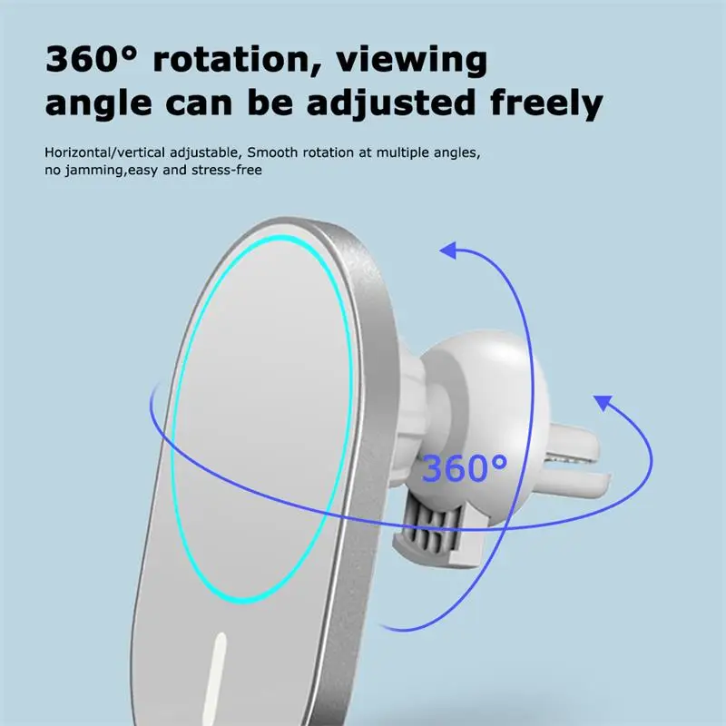 Portable Wireless Car Quick Charger Magnet Phone Holder Stand 15W Fast Charging Phone Charger For Iphone 12 Mini 12 Pro Max
Portable Wireless Car Quick Charger Magnet Phone Holder Stand 15W Fast Charging Phone Charger For Iphone 12 Mini 12 Pro Max