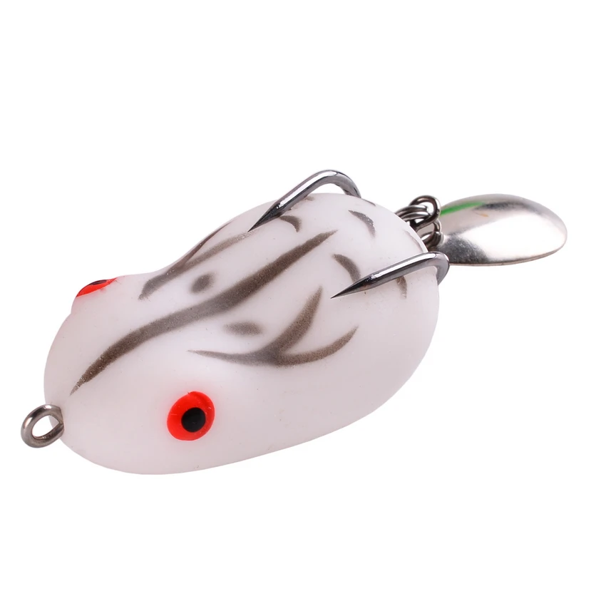 1Pcs Frog Lure Soft Tube Bait Plastic Fishing Lure with Fishing Hooks Topwater Ray Frog Artificial 3D Eyes Fishing Lures Set
1Pcs Frog Lure Soft Tube Bait Plastic Fishing Lure with Fishing Hooks Topwater Ray Frog Artificial 3D Eyes Fishing Lures Set