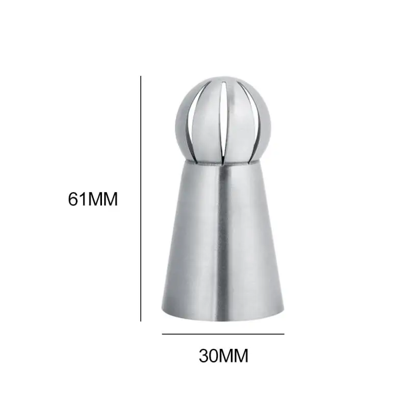 3 PCS Cupcake Stainless Steel Sphere Ball Shape Icing Piping Nozzles Pastry Cream Tips Flower Torch Pastry Tube Decoration Tools
3 PCS Cupcake Stainless Steel Sphere Ball Shape Icing Piping Nozzles Pastry Cream Tips Flower Torch Pastry Tube Decoration Tools