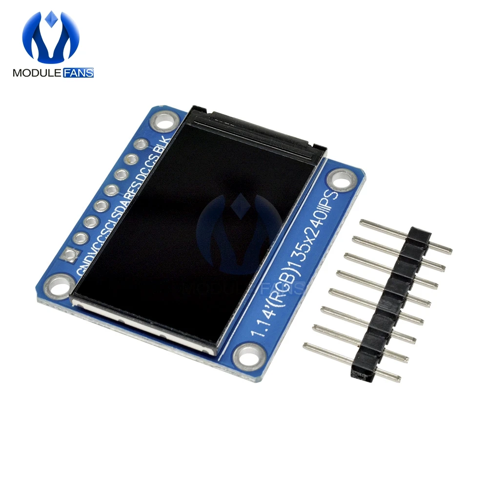 1 14 дюйма ST7789 TFT 135*240 RGB ЖК дисплей модуль привода IC HD экран IPS полноцветный 8Pin 3 В 4