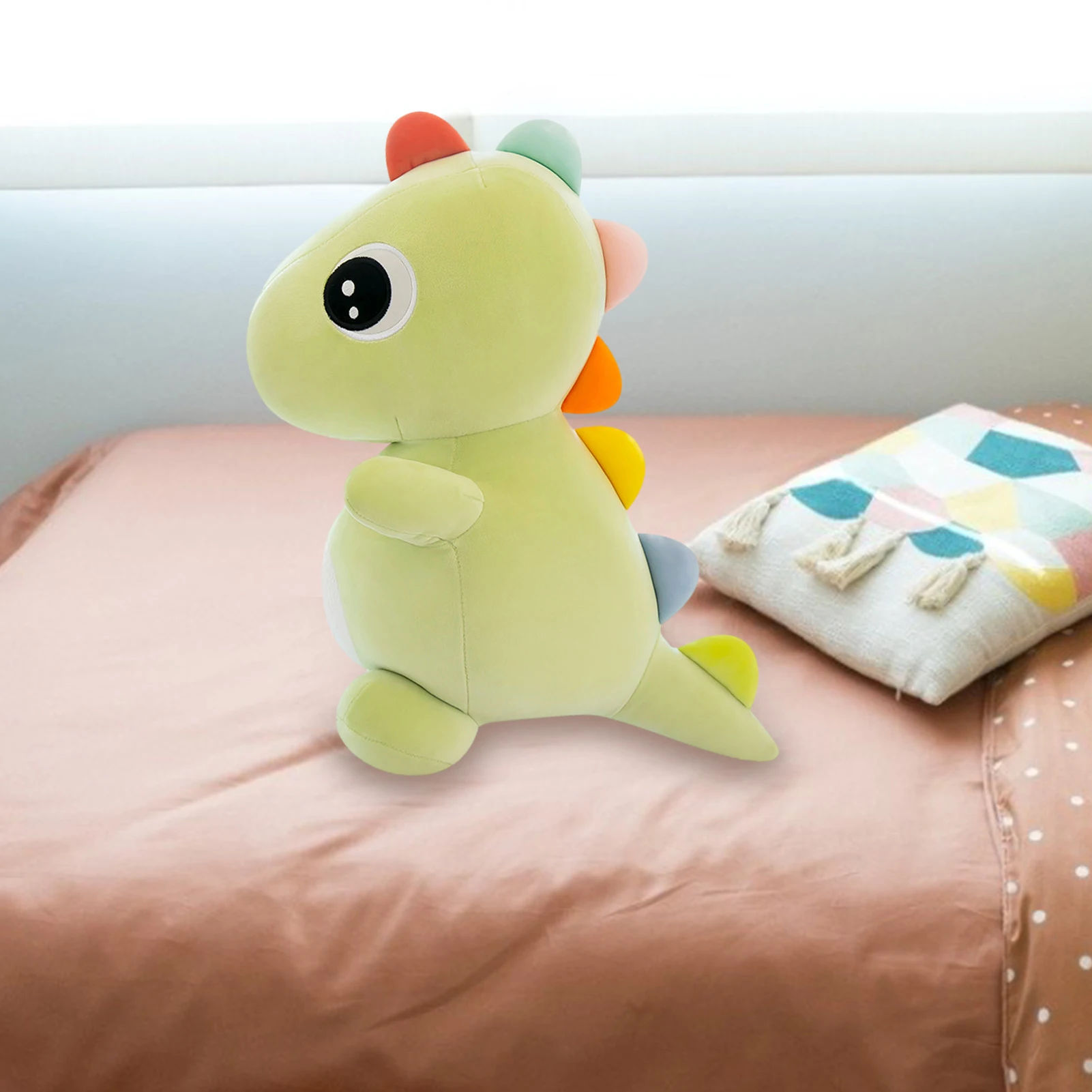 New High Quality Contrast Colorful Dinosaur Doll Charming Plush Toy Baby Comfort Toy Children's Room Decoration Birthday Gift
New High Quality Contrast Colorful Dinosaur Doll Charming Plush Toy Baby Comfort Toy Children's Room Decoration Birthday Gift