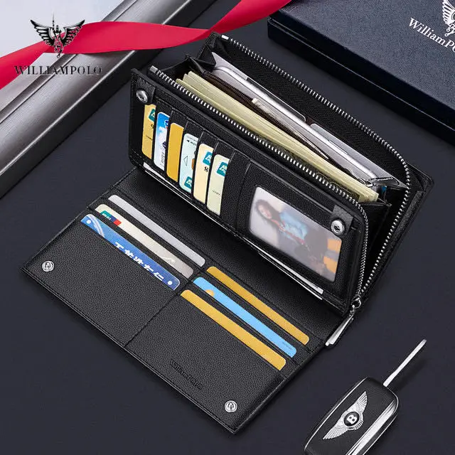 For Men Coin Leather Luxury Brand Wallets Long Zipper Clutch Business Designer Card Holder
For Men Coin Leather Luxury Brand Wallets Long Zipper Clutch Business Designer Card Holder
