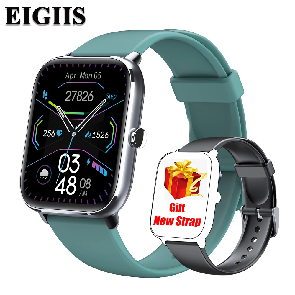 EIGIIS New Men Smart Watch 1.69 inch Sport Fitness Tracker Heart Rate Monitor Blood Pressure Waterproof Clock Women Smartwatch
EIGIIS New Men Smart Watch 1.69 inch Sport Fitness Tracker Heart Rate Monitor Blood Pressure Waterproof Clock Women Smartwatch