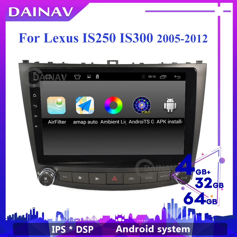 Car Stereo Receiver 2 Din Android For Lexus IS250 IS300 IS200 IS220 2005-2012 Car Radio Multimedia DVD player GPS Navigation
Car Stereo Receiver 2 Din Android For Lexus IS250 IS300 IS200 IS220 2005-2012 Car Radio Multimedia DVD player GPS Navigation