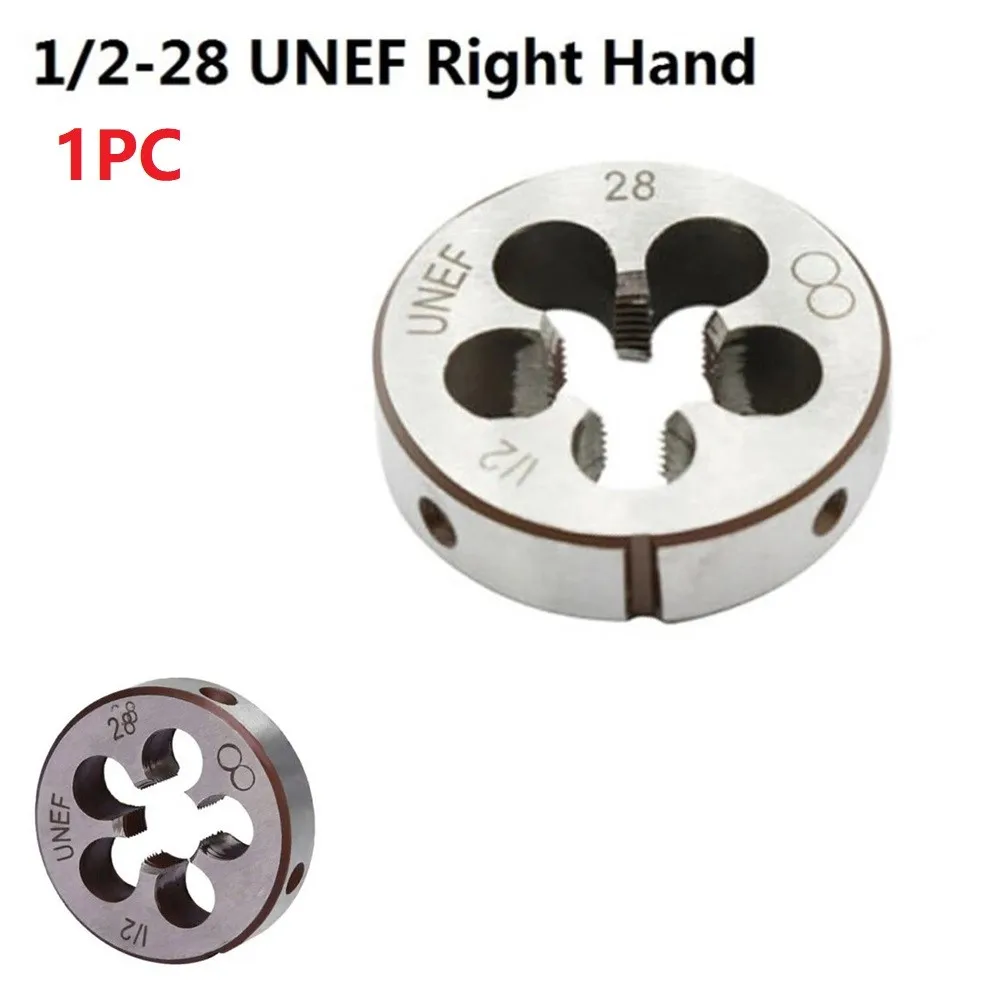 1PC Alloy 1/2-28 UNEF Right Hand Threading Die Right Hand For Molding Machining Screw Die Hand Tools
1PC Alloy 1/2-28 UNEF Right Hand Threading Die Right Hand For Molding Machining Screw Die Hand Tools