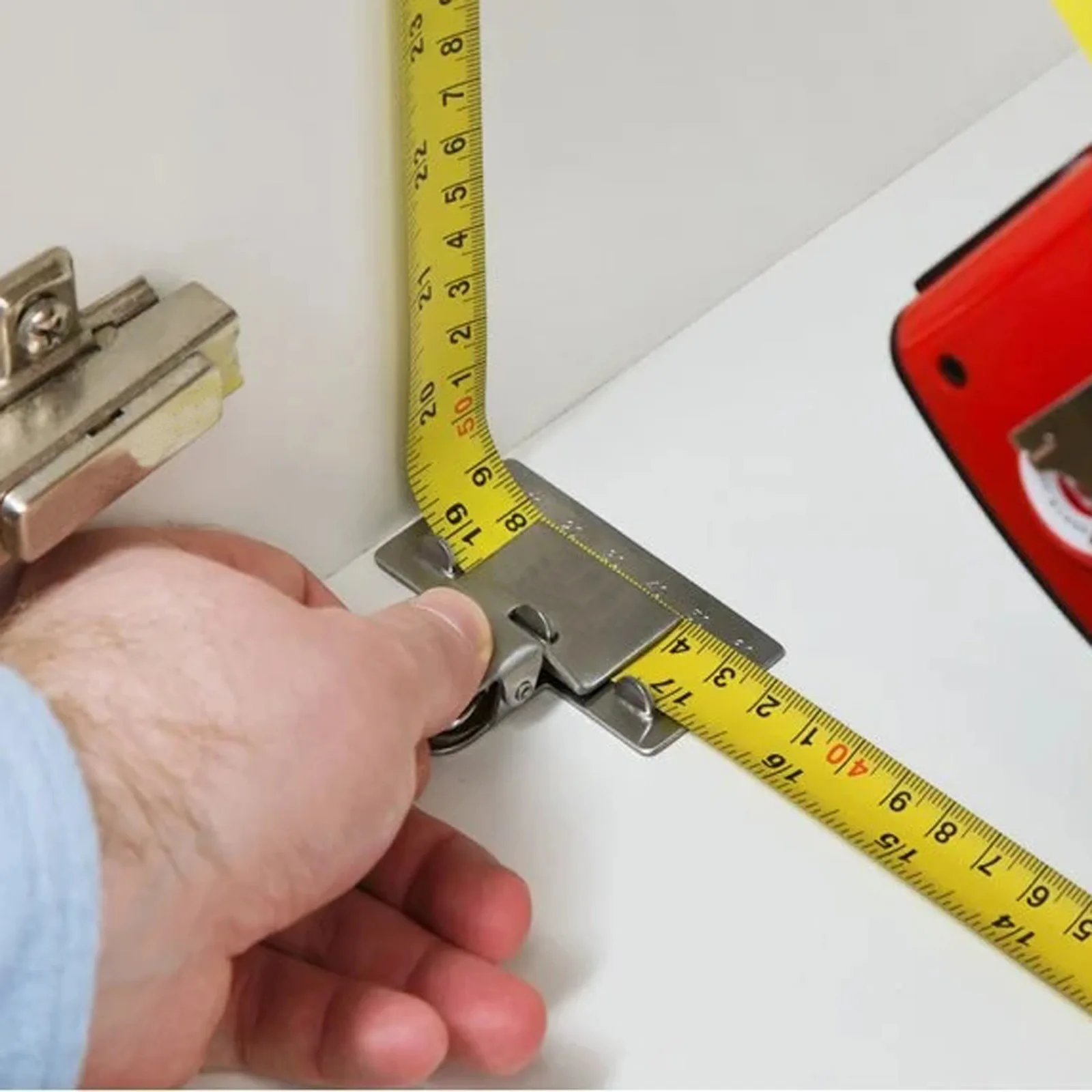 Stainless Steel Tape Measurement Aid Tools Corner Edge Clamps Fixed Measurement Accurate Reading Tape Measures Positioning Clip
Stainless Steel Tape Measurement Aid Tools Corner Edge Clamps Fixed Measurement Accurate Reading Tape Measures Positioning Clip