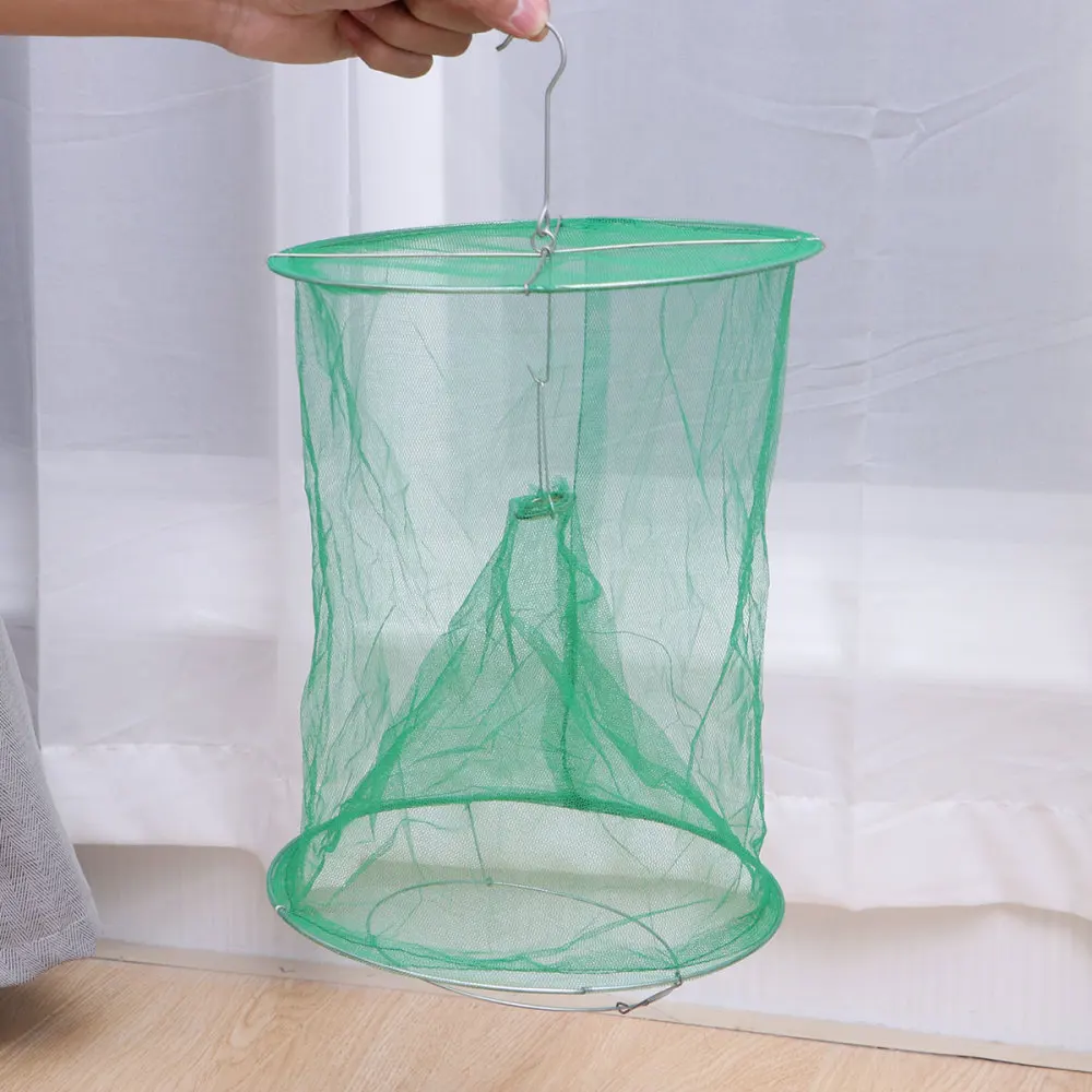 Reusable Hanging Fly Catcher Flies Killer Flytrap Cage Net Trap Tool for Garden Home Yard Supplies
Reusable Hanging Fly Catcher Flies Killer Flytrap Cage Net Trap Tool for Garden Home Yard Supplies