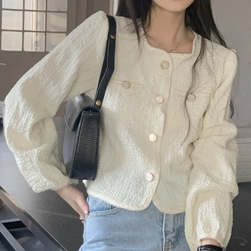 Spring and Autumn Small Fragrance Style Shirt Women's Design Sense of Minority Long Sleeve Shirt 2021 New French Chic Upper
Spring and Autumn Small Fragrance Style Shirt Women's Design Sense of Minority Long Sleeve Shirt 2021 New French Chic Upper