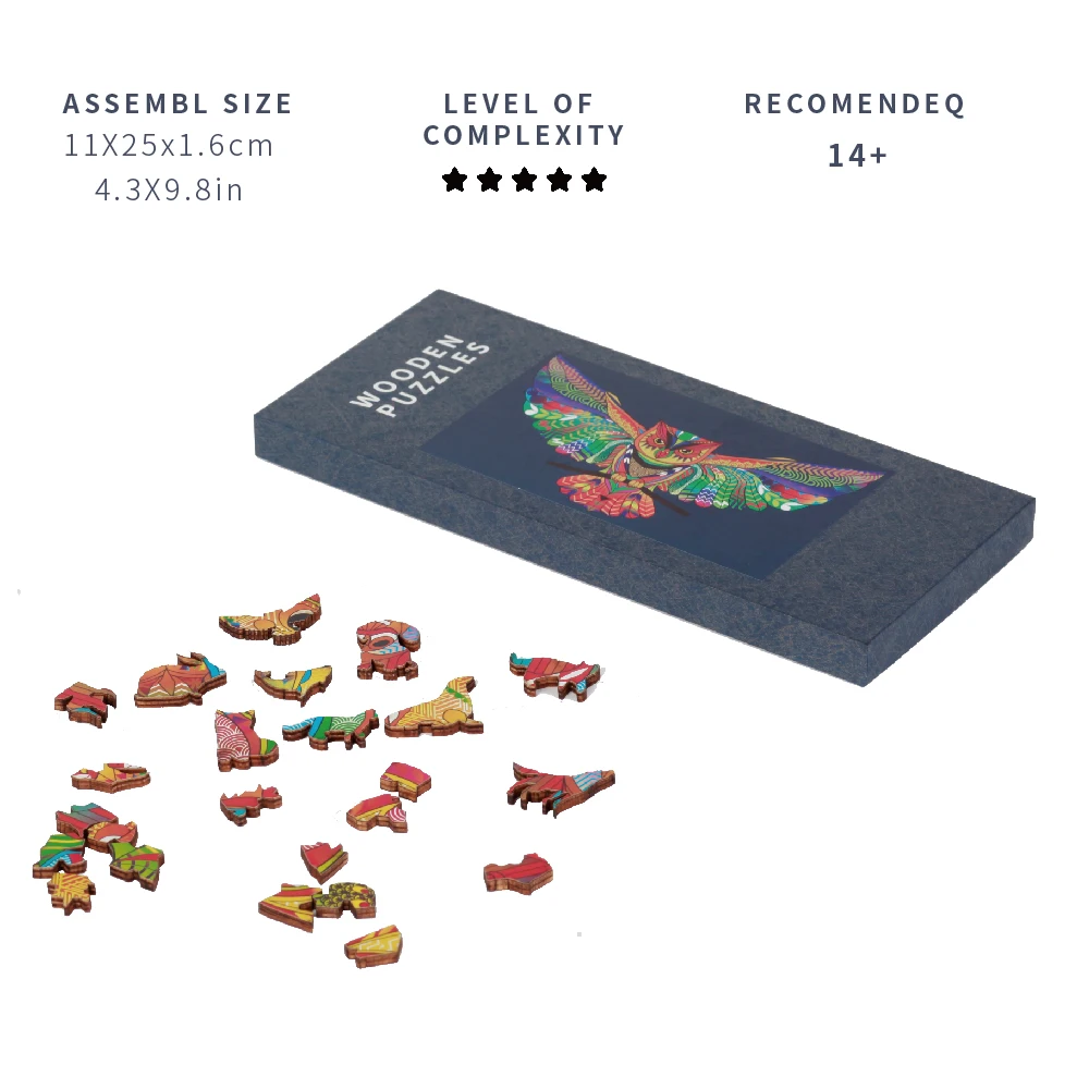 New 2021 DIY Eagle Puzzle 3D Wooden Puzzle Children Wooden Crafts Animal Modeling Decompression Toys Classic Toys Wooden Puzzles
New 2021 DIY Eagle Puzzle 3D Wooden Puzzle Children Wooden Crafts Animal Modeling Decompression Toys Classic Toys Wooden Puzzles