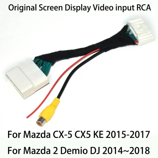 Переходник RCA для камеры заднего вида, видеовход для Mazda 3 6 CX-5 CX5 CX 5 2015-2017
Переходник RCA для камеры заднего вида, видеовход для Mazda 3 6 CX-5 CX5 CX 5 2015-2017