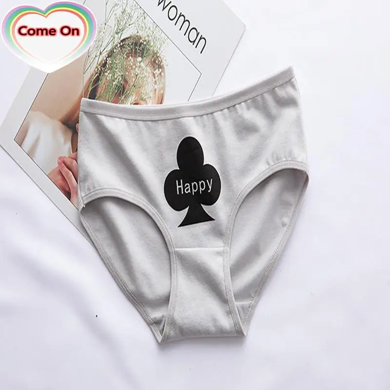 Hot Lucky Happy Women's Underwear Mid Rise Cotton Comfortable Triangle Bottom Girls Panties Sexy Large Size Playing Cards
Hot Lucky Happy Women's Underwear Mid Rise Cotton Comfortable Triangle Bottom Girls Panties Sexy Large Size Playing Cards