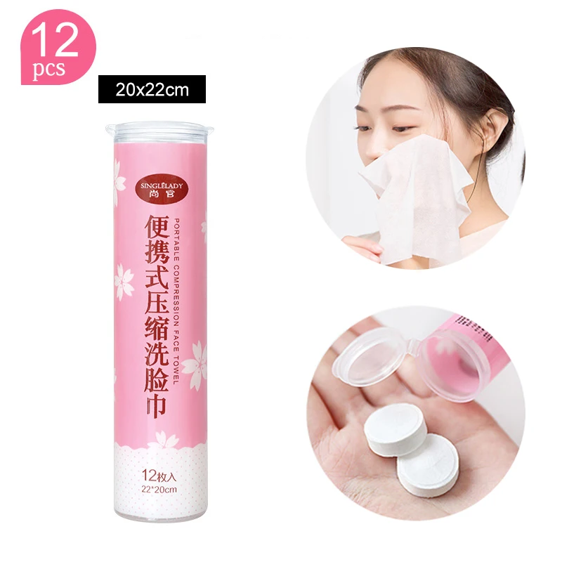 12pcs Disposable Towel Compressed Portable Travel Non-woven Face Cleaning Towel Water Wet Wipe Outdoor Moistened Tissues Tube
12pcs Disposable Towel Compressed Portable Travel Non-woven Face Cleaning Towel Water Wet Wipe Outdoor Moistened Tissues Tube