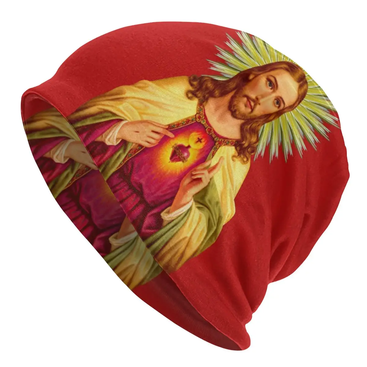 Jesus Catholic Caps Sacred Heart Vintage Outdoor Skullies Beanies Hat Men Women Female Spring Warm Head Wrap Bonnet Knitted Hat
Jesus Catholic Caps Sacred Heart Vintage Outdoor Skullies Beanies Hat Men Women Female Spring Warm Head Wrap Bonnet Knitted Hat