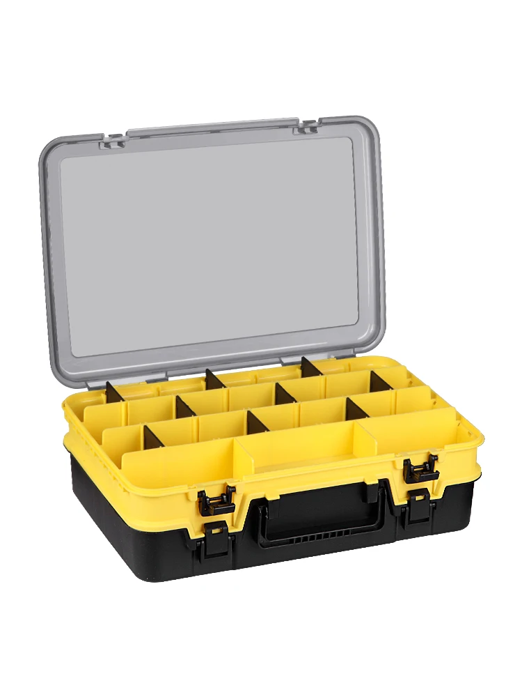 Fishing accessories box of the box to receive double road the bait box of portable double soft baits false bait toolbox
Fishing accessories box of the box to receive double road the bait box of portable double soft baits false bait toolbox