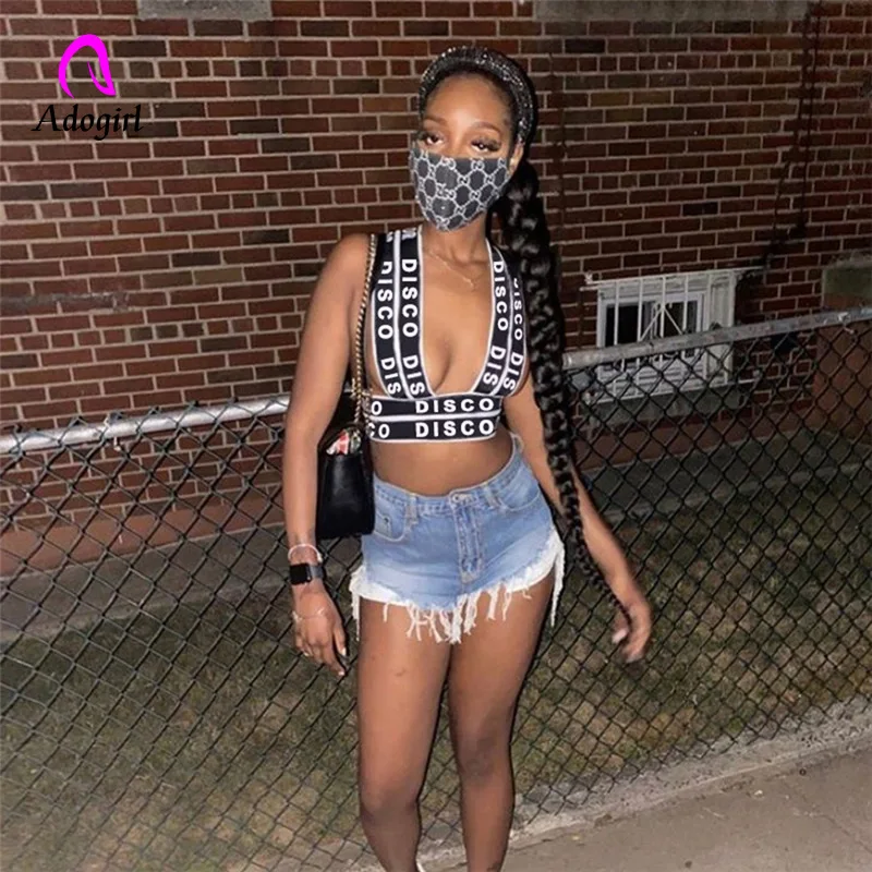 Letter Print Graphic Wrap Chest Crop Tops Women Sexy Backless Vest Skinny Club Party Clubwear Female Hot Outwear Bandage Outfits
Letter Print Graphic Wrap Chest Crop Tops Women Sexy Backless Vest Skinny Club Party Clubwear Female Hot Outwear Bandage Outfits