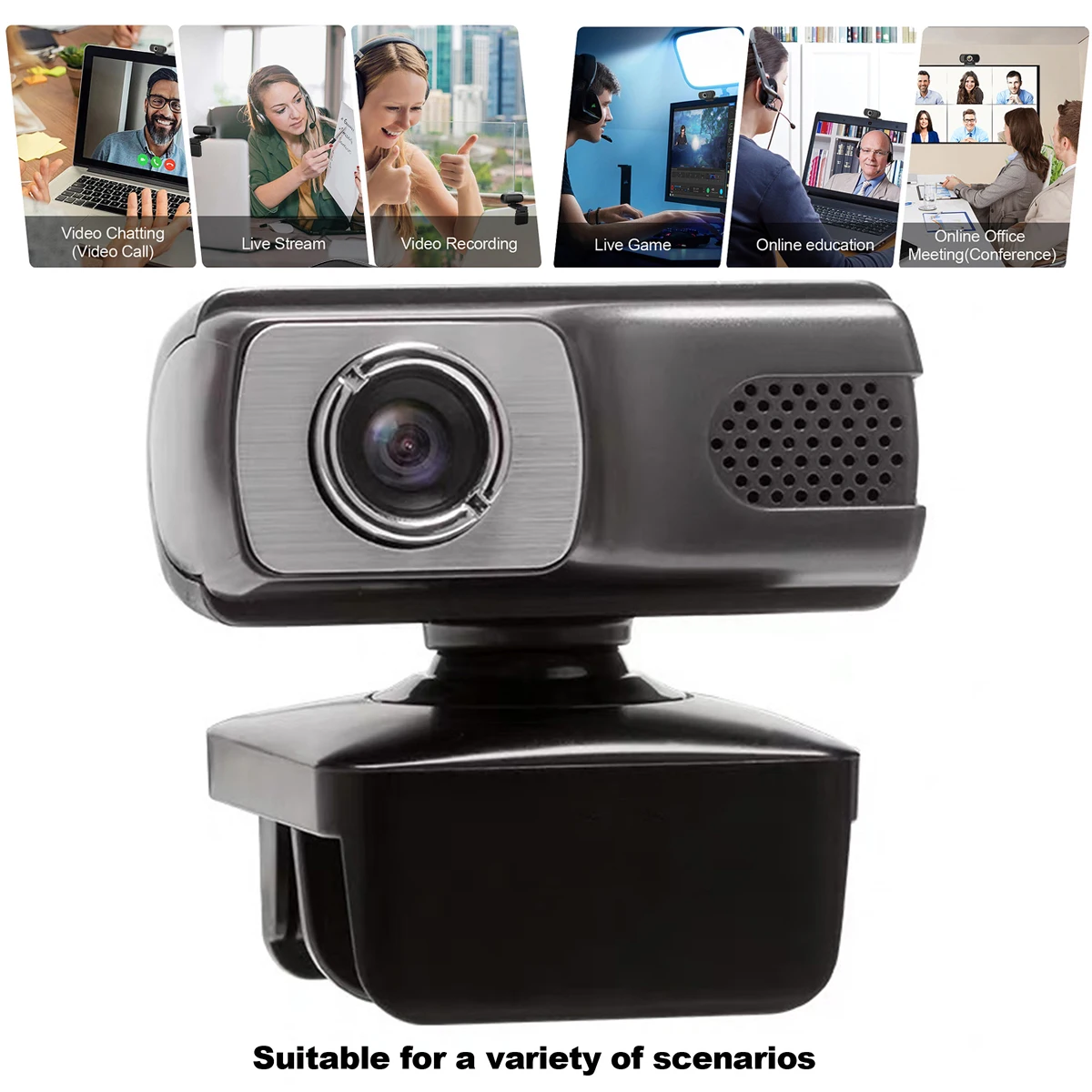 SOONHUA 1280x720 Webcam Mini Computer PC WebCamera USB 2.0 Plug Rotatable Cameras For Live Broadcast Video Calling Record
SOONHUA 1280x720 Webcam Mini Computer PC WebCamera USB 2.0 Plug Rotatable Cameras For Live Broadcast Video Calling Record