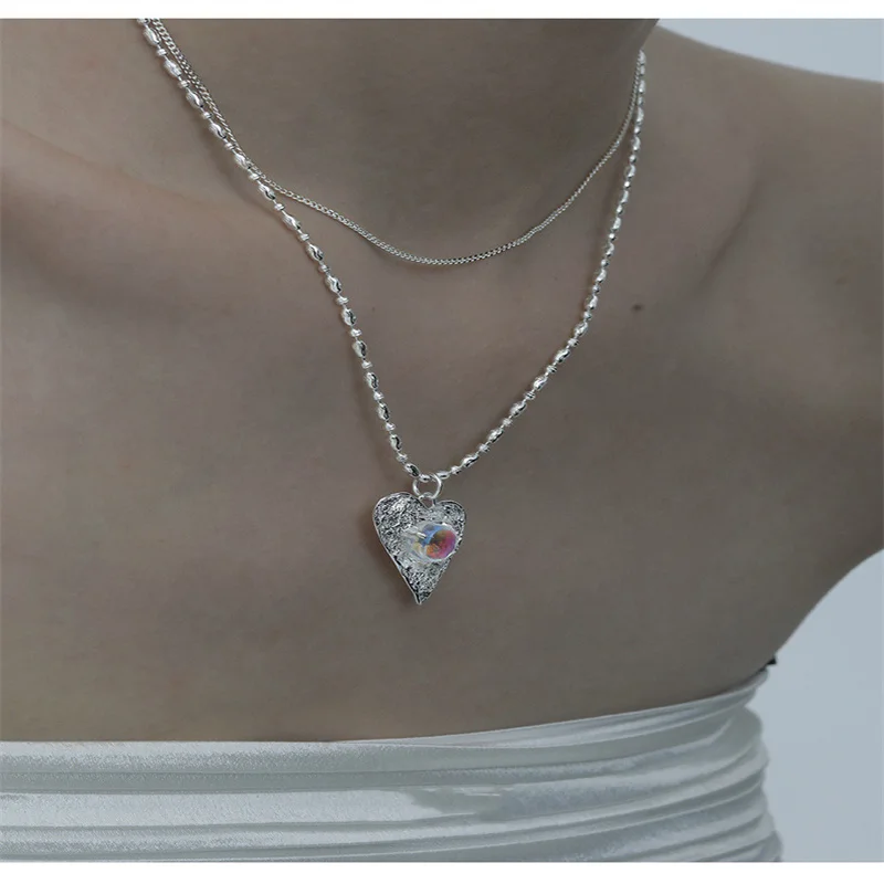 New Colorful Round Bead Texture Love Couple Necklace Simple Design Sense Valentine's Day Gift Female Necklace Jewelry Wholesale
New Colorful Round Bead Texture Love Couple Necklace Simple Design Sense Valentine's Day Gift Female Necklace Jewelry Wholesale