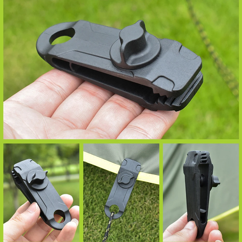 10pcs Tarp Nylon Snap Clip Multi-functional Practical Durable Outdoor Camping Tent Awning Canopy Clamp Tighten Tool 
10pcs Tarp Nylon Snap Clip Multi-functional Practical Durable Outdoor Camping Tent Awning Canopy Clamp Tighten Tool