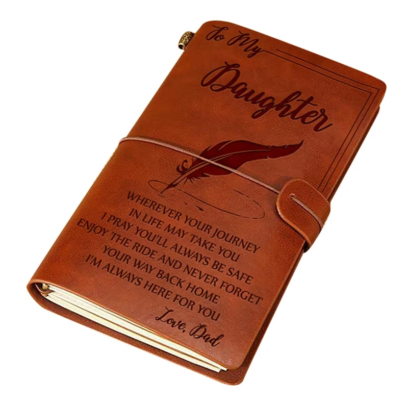 Travel Leather Diary Notebook That Mom Gives to a Notebook Daughter'S Birthday and Graduation Gift
Travel Leather Diary Notebook That Mom Gives to a Notebook Daughter'S Birthday and Graduation Gift