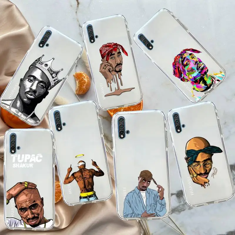 Rapper 2pac singer Phone Case Transparent for Huawei honor P mate 40 20 30 10 50 i 9 x mate pro lite 8a
Rapper 2pac singer Phone Case Transparent for Huawei honor P mate 40 20 30 10 50 i 9 x mate pro lite 8a