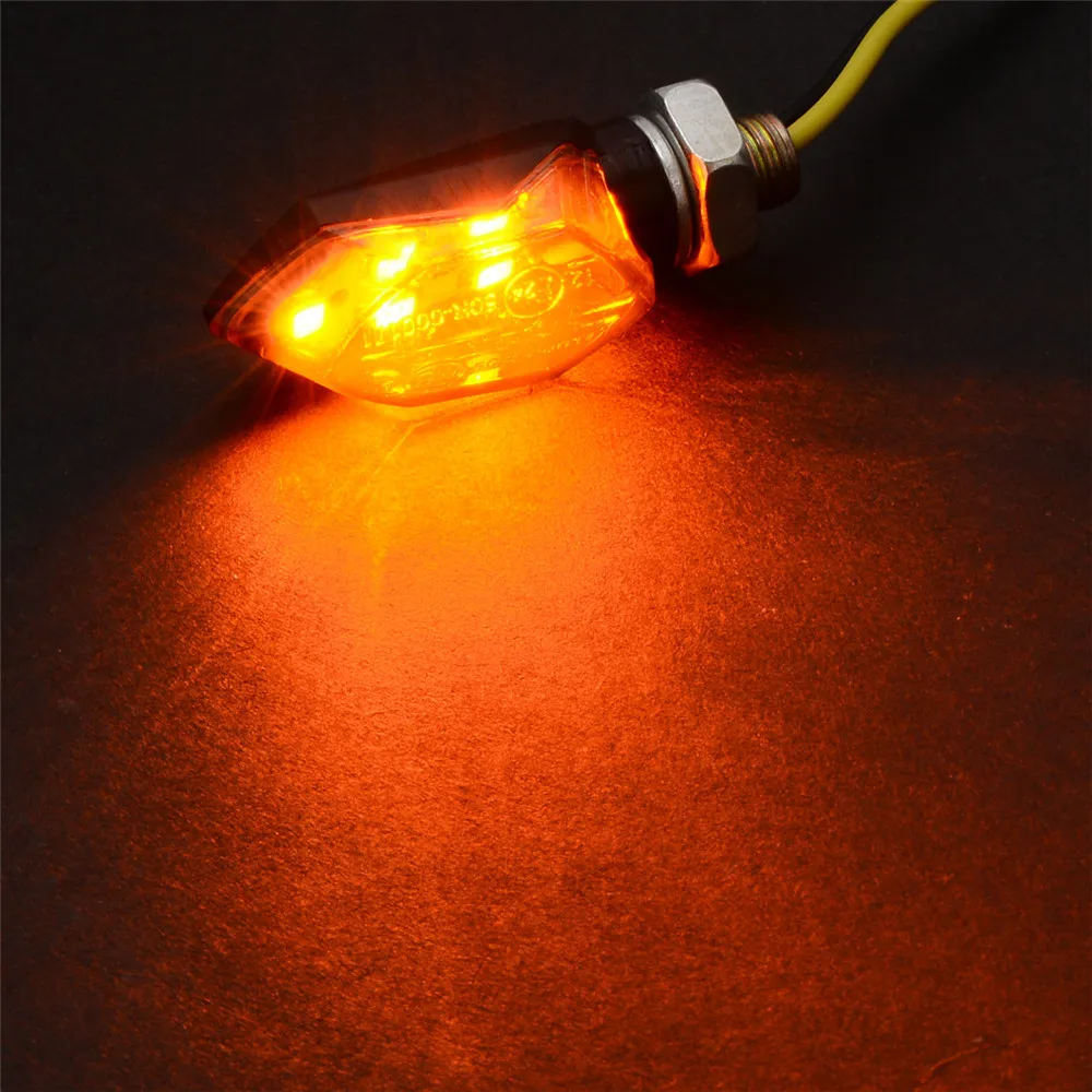 2pcs Mini Motorcycle LED Turn Signal Indicators Light Amber Blinker Super Bright Lamp Universal
2pcs Mini Motorcycle LED Turn Signal Indicators Light Amber Blinker Super Bright Lamp Universal