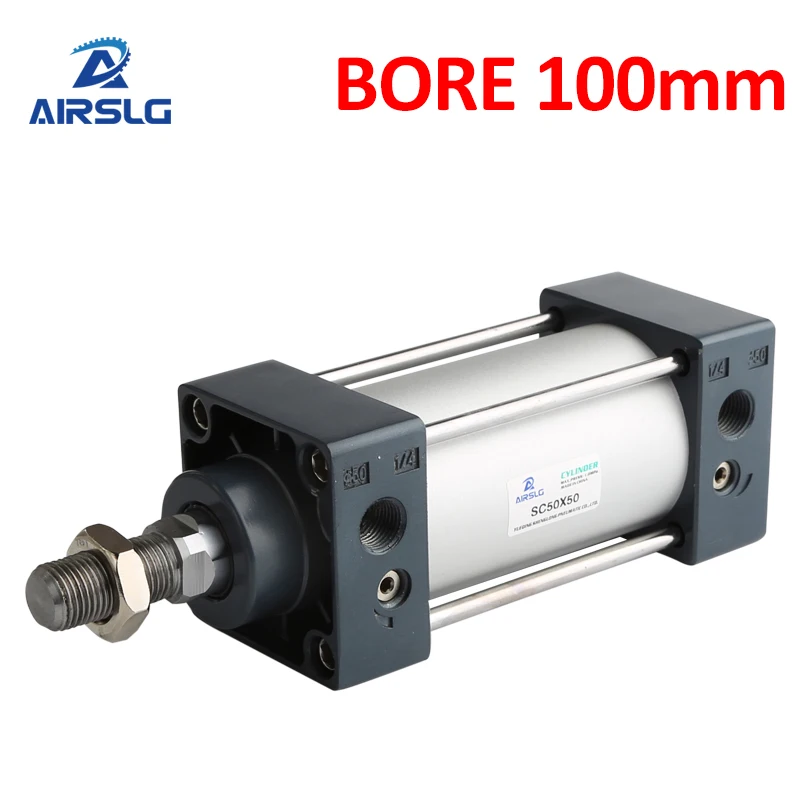 SC100 Series pnuematic cylinder SC cylinder 63mm Stroke 450-1000 double acting aluminum air pneumatic cylinder
SC100 Series pnuematic cylinder SC cylinder 63mm Stroke 450-1000 double acting aluminum air pneumatic cylinder