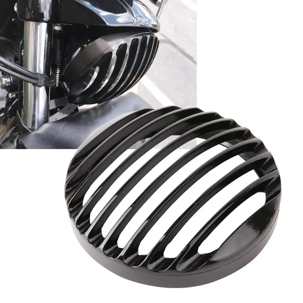 Motorcycle 5.75" 5 3/4" Led Headlights Grill Cover CNC For Sportster 883 1200 Custom XL1200C Iron883 Headlight protection
Motorcycle 5.75" 5 3/4" Led Headlights Grill Cover CNC For Sportster 883 1200 Custom XL1200C Iron883 Headlight protection