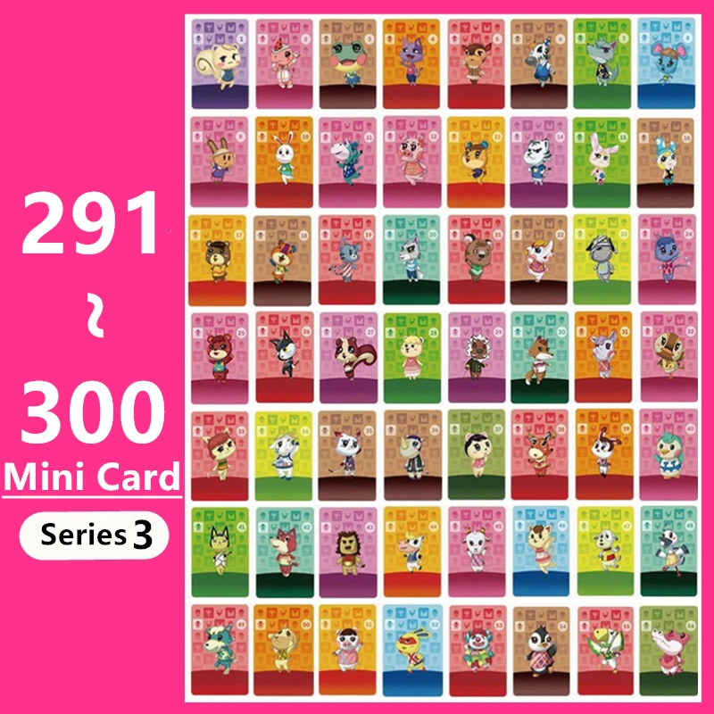 Мини-карта животного Croxxing 291 ~ 300 Amxxbo Ntag215 чип NFC игровая карта ДЛЯ NS
Мини-карта животного Croxxing 291 ~ 300 Amxxbo Ntag215 чип NFC игровая карта ДЛЯ NS