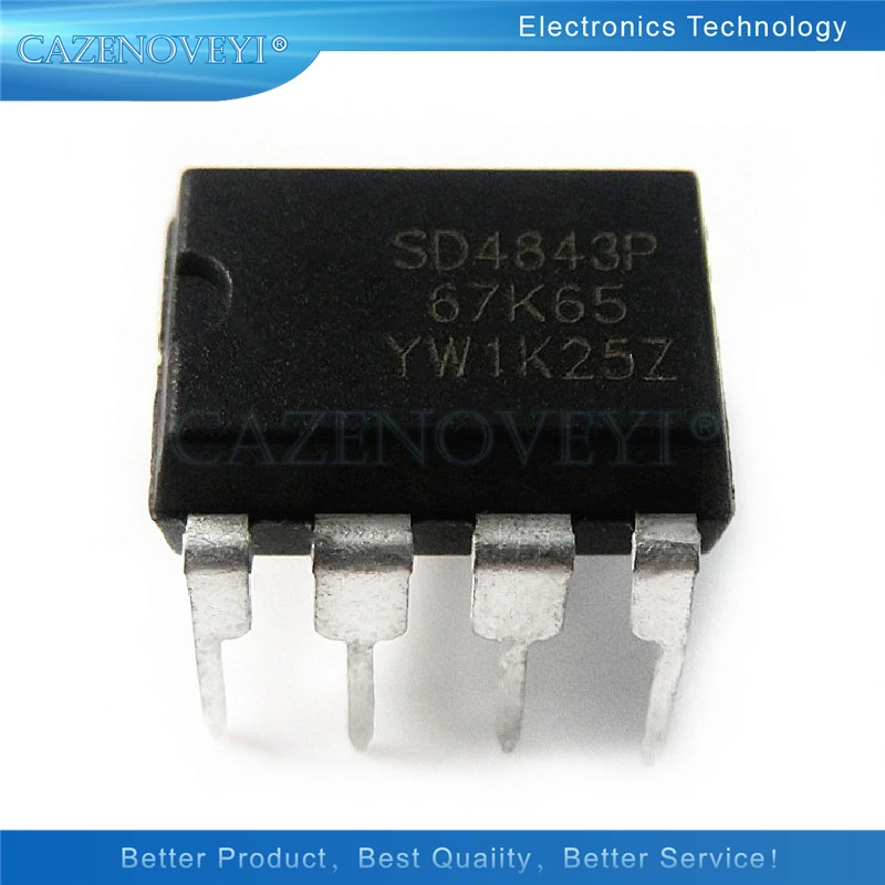 10 шт./лот SD4843P67K65 SD4843P SD4843 3483P DIP-8 в наличии | Электронные компоненты и