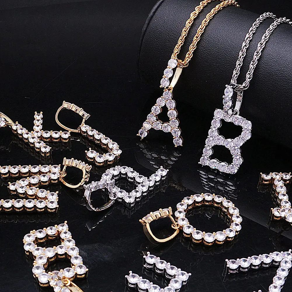 Lureen Men Letters Micro Pave Cubic Zircon Pendant Necklace Gold Silver Color Name A-Z Choker Necklace for Women Fashion Jewelry
Lureen Men Letters Micro Pave Cubic Zircon Pendant Necklace Gold Silver Color Name A-Z Choker Necklace for Women Fashion Jewelry
