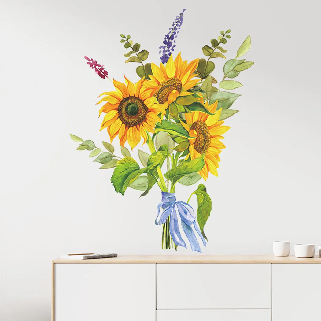 1Pc Sunflower Flower Arrangement Bedroom Home Cabinet Wall Decoration Wall Art Stickers Removable Home Decoration
1Pc Sunflower Flower Arrangement Bedroom Home Cabinet Wall Decoration Wall Art Stickers Removable Home Decoration