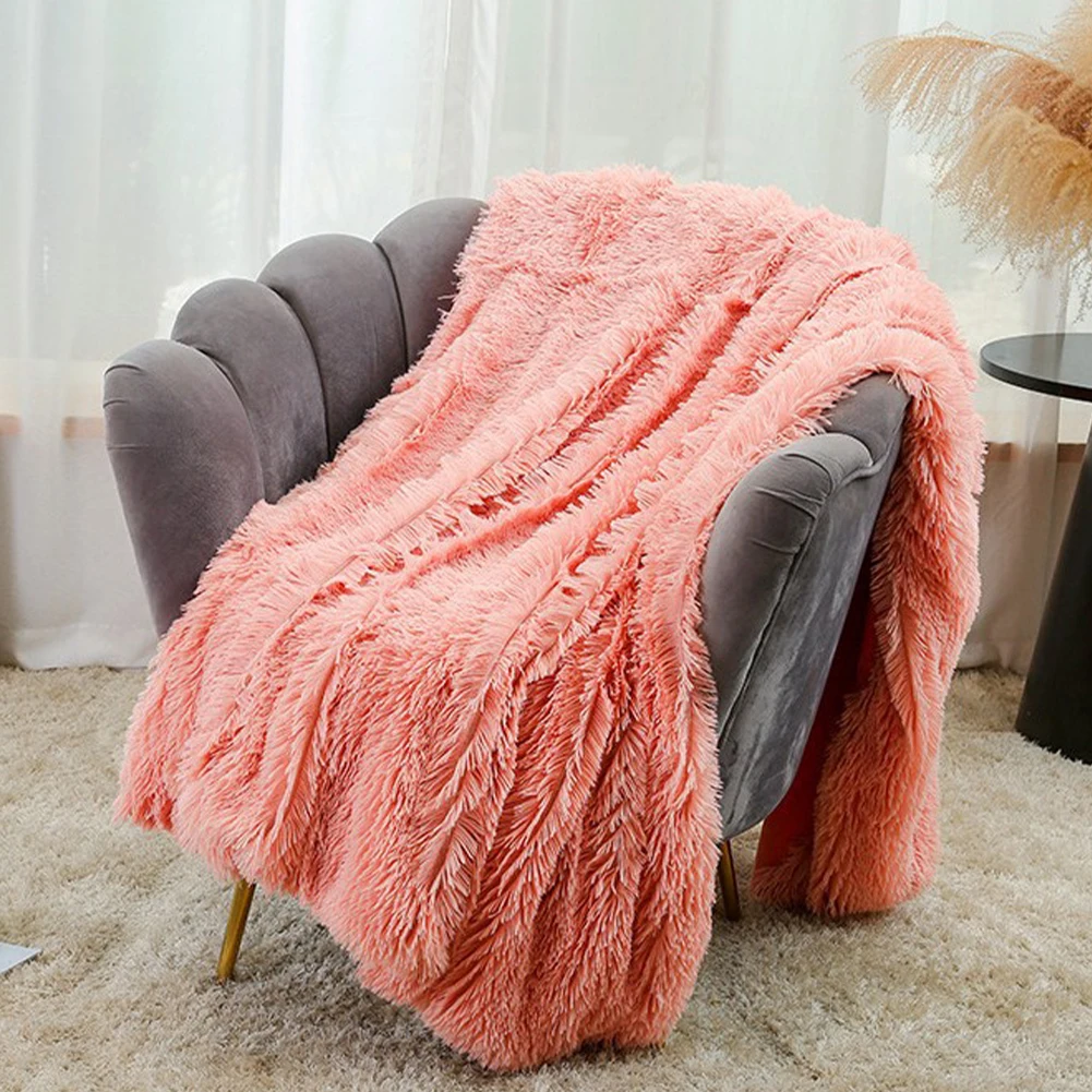 160*200CM Ultra Soft Comfort Luxury Shaggy Throw Blanket Soft Long Plush Bed Cover Blanket Fluffy Faux Fur Bedspread Blankets
160*200CM Ultra Soft Comfort Luxury Shaggy Throw Blanket Soft Long Plush Bed Cover Blanket Fluffy Faux Fur Bedspread Blankets