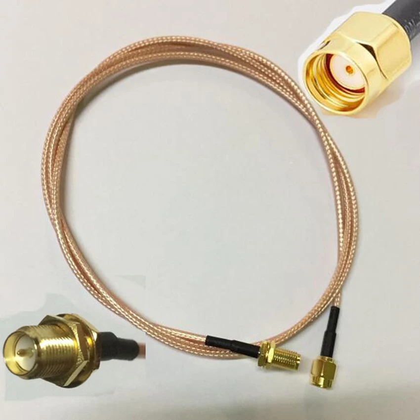 1PCS RP-SMA-J Male To RP-SMA-K Plug RF Coaxial extension Pigtail Cable Silver-Plated RG316 1M/3M
1PCS RP-SMA-J Male To RP-SMA-K Plug RF Coaxial extension Pigtail Cable Silver-Plated RG316 1M/3M