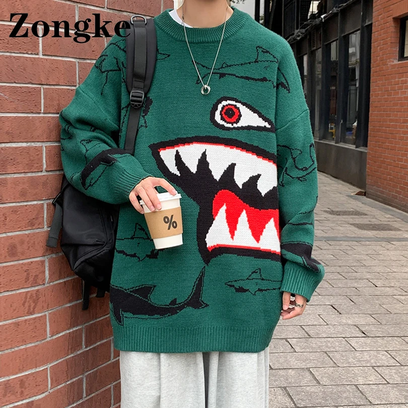 Zongke Green Sweater Men Pullover Hip Hop Streetwear Mens Sweaters Fashion Pull Harajuku 2XL 2021 Autumn Winter New Arrivals
Zongke Green Sweater Men Pullover Hip Hop Streetwear Mens Sweaters Fashion Pull Harajuku 2XL 2021 Autumn Winter New Arrivals