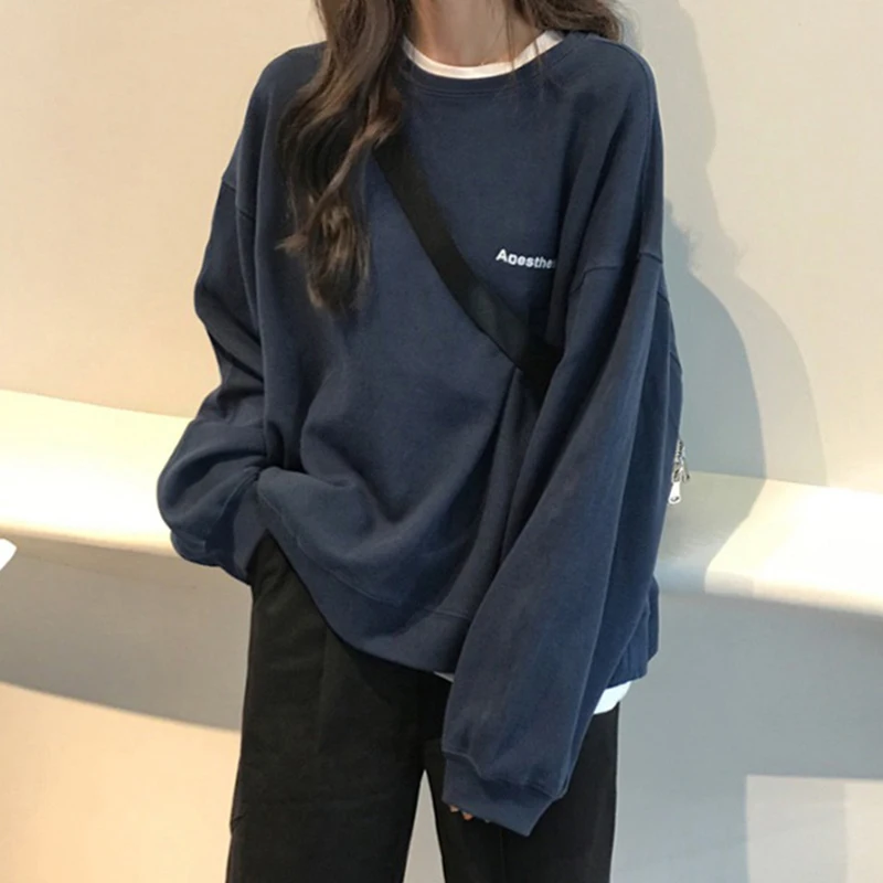 Womens Oversized Hoodies Korean Solid Letter Printing Harajuku Hoodies Female Autumn and Winter Pullovers Thin Sweatshirts
Womens Oversized Hoodies Korean Solid Letter Printing Harajuku Hoodies Female Autumn and Winter Pullovers Thin Sweatshirts