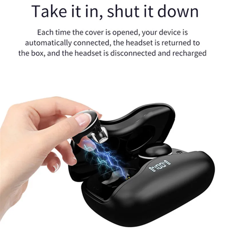 Symoso True Wireless Bluetooth Headphones Charging Box TWS i10 Earphone 9D Stereo HD Sound Sports Earbuds Headset For Phone
Symoso True Wireless Bluetooth Headphones Charging Box TWS i10 Earphone 9D Stereo HD Sound Sports Earbuds Headset For Phone