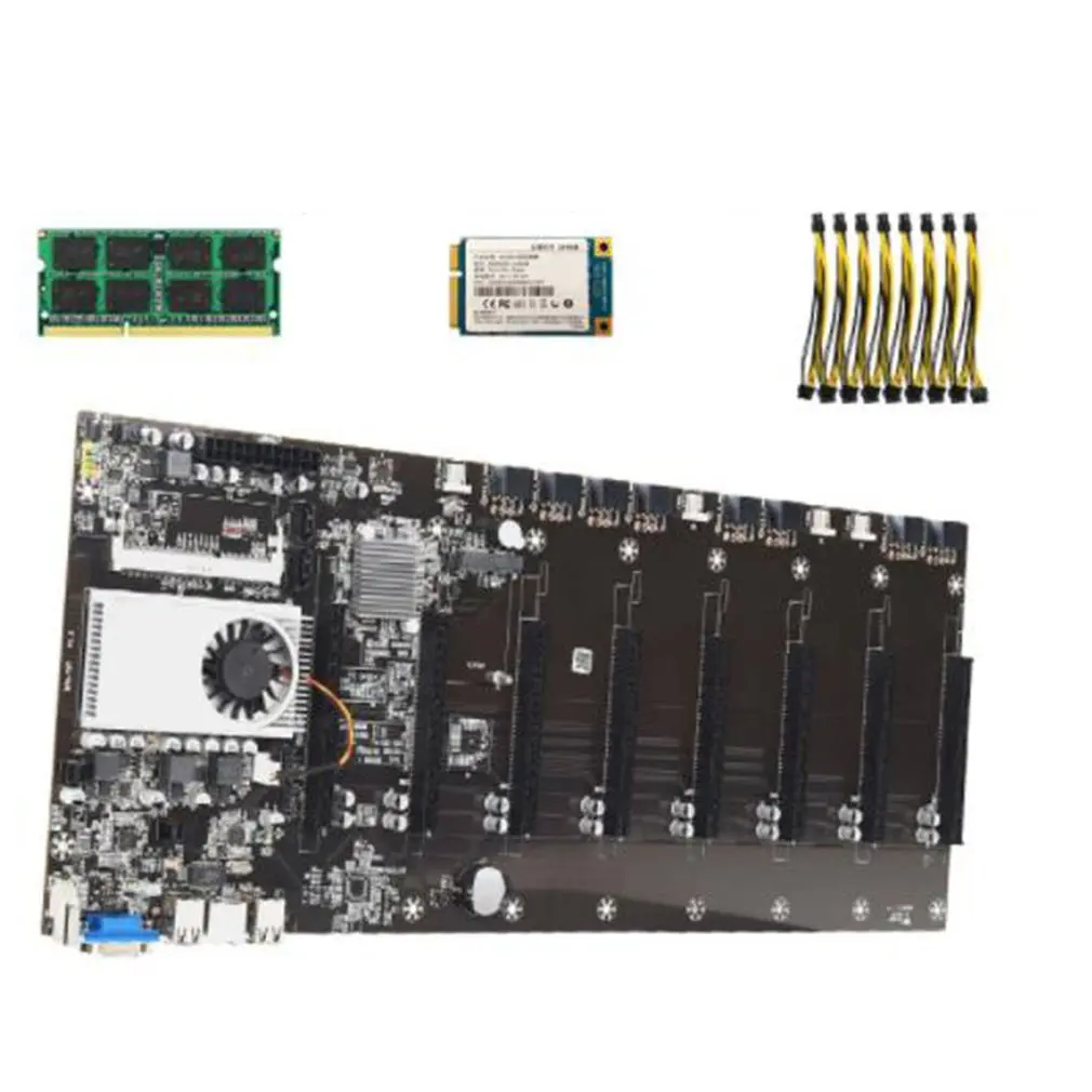 BTC-T37 мульти-графическая 8 карта хост-пластина для горной машины хост-пластина ЦП 8XPCLE 16X 8G большая площадь рабочего стола хост-пластина для го...
BTC-T37 мульти-графическая 8 карта хост-пластина для горной машины хост-пластина ЦП 8XPCLE 16X 8G большая площадь рабочего стола хост-пластина для го...