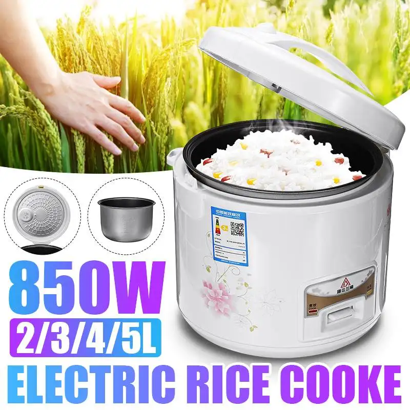 2/3/4/5L 850W Electric Rice Cooker Electric Cooking Machine Household Kitchen Cooker 4-5 People Non-stick Electric Rice Cooker
2/3/4/5L 850W Electric Rice Cooker Electric Cooking Machine Household Kitchen Cooker 4-5 People Non-stick Electric Rice Cooker